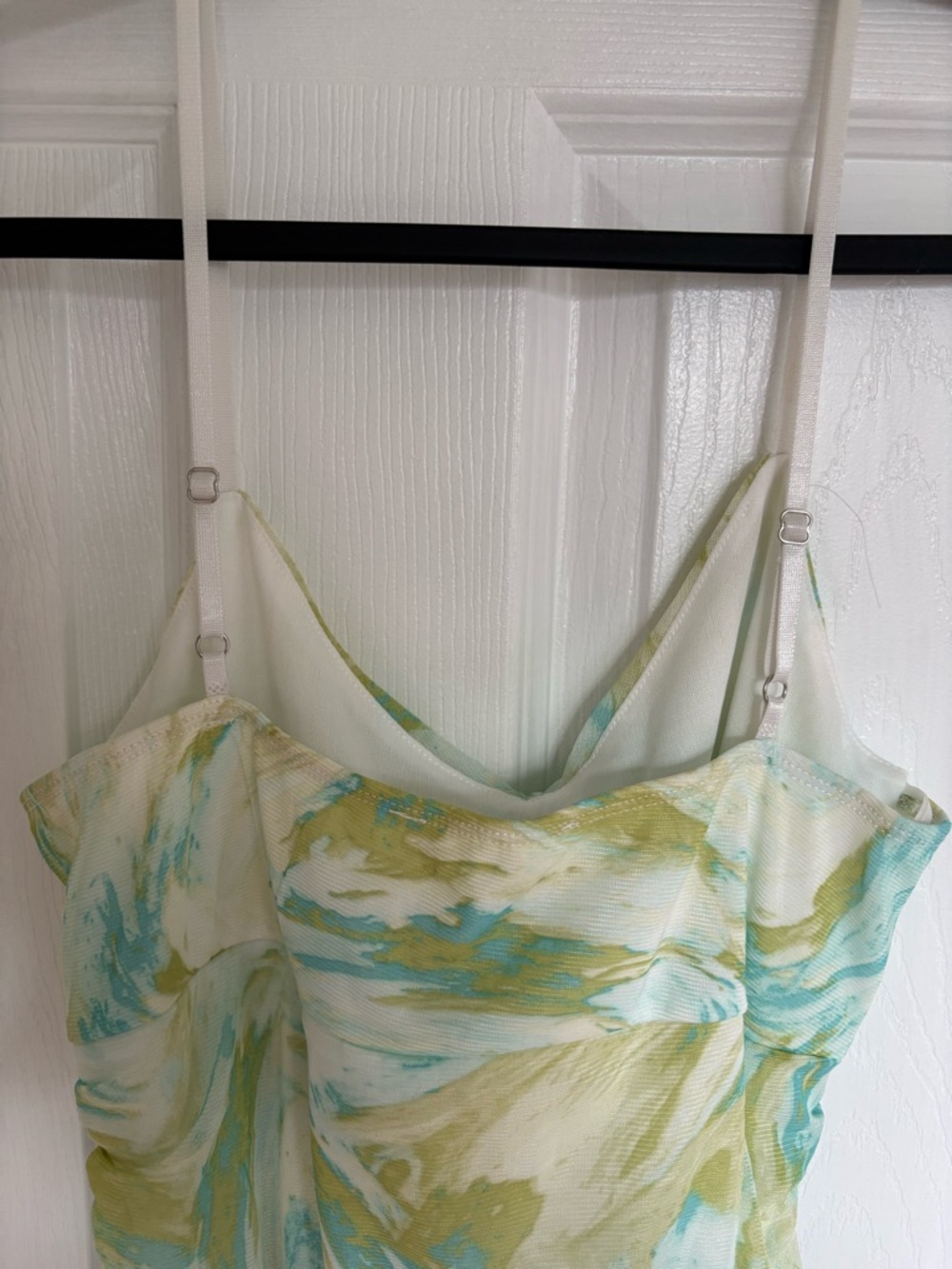 Timing Marble Print Ruched Bodycon Dress - Picture 4 of 7